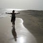 whilst my XYL enjoys the sunset at the beach